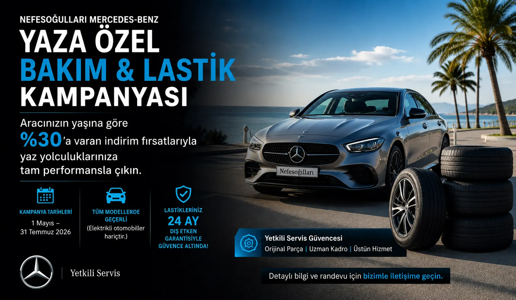mercedes benz yaz bakım kampanyaları